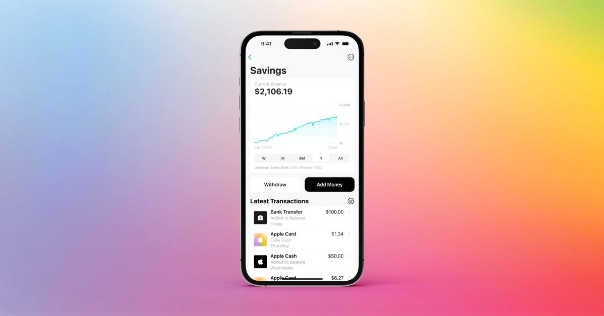 تقوم شركة Apple بتخفيض سعر الفائدة لحساب توفير بطاقة Apple