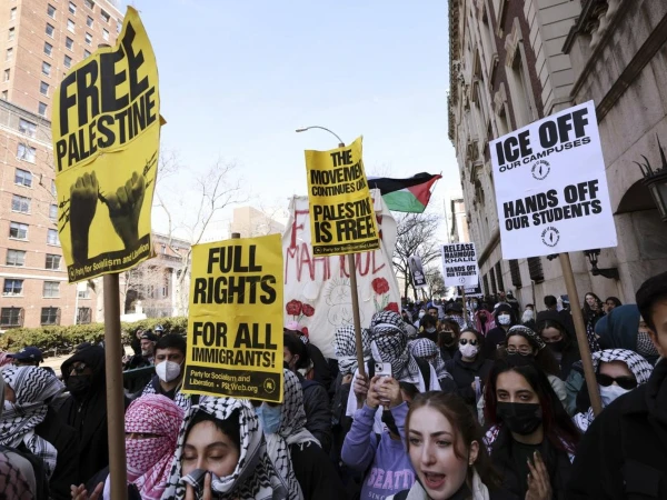 اعتقل طالب فلسطيني بجامعة كولومبيا ، ويدعم النشاط الإرهابي لصالح الفلسطينيين