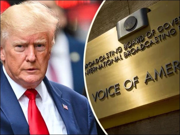 الإزالة القسرية للموظفين من Voice of America ، أوقف القاضي إدارة ترامب