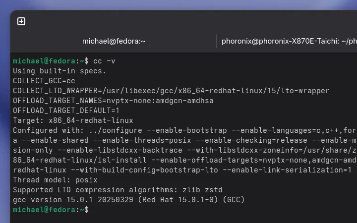 GCC 15.1 مرشح لإصدار برنامج التحويل البرمجي للاختبار ، GCC 15.1.0 من المحتمل أن يكون الأسبوع المقبل الأسبوع المقبل