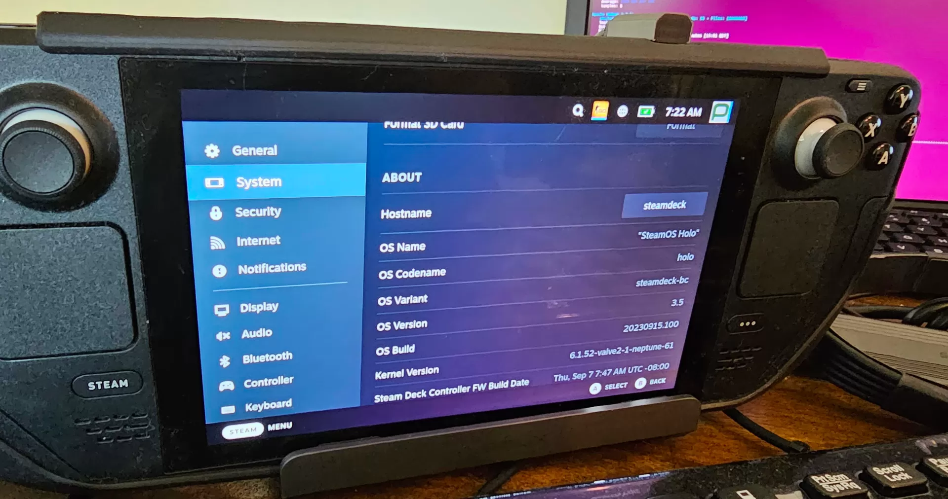 يضيف Steam Deck التحكم في الحد الأقصى لحد الشحن للبطارية في أحدث نسخة تجريبية