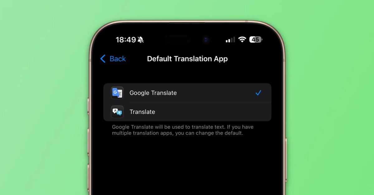 يمكن الآن تعيين ترجمة Google على أنها افتراضية على iOS