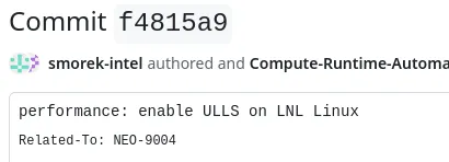 Intel Compute Runtime 25.18.33578.6 يجلب Ulls لبحيرة Lunar