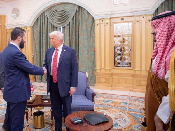 مقابلة الرئيس السوري لترامب في المملكة العربية السعودية ؛ التركيز على استعادة العلاقات مع إسرائيل