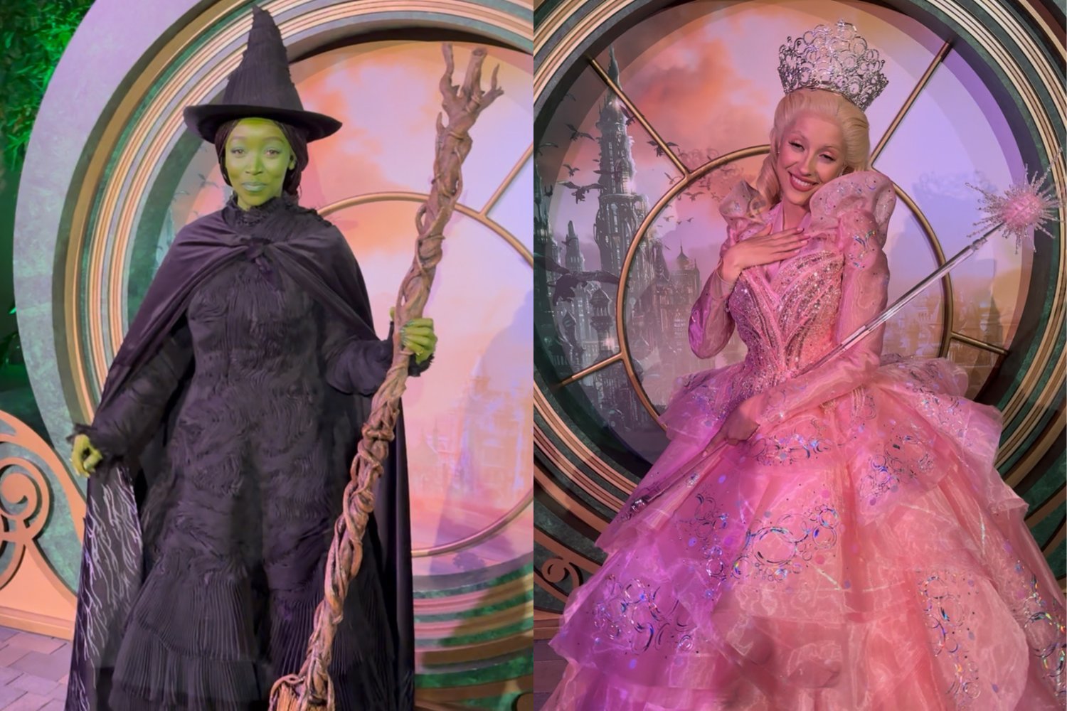 تعرف على Wicked’s Elphaba و Glinda في فيلم Mega Summer في Universal Studios Hollywood