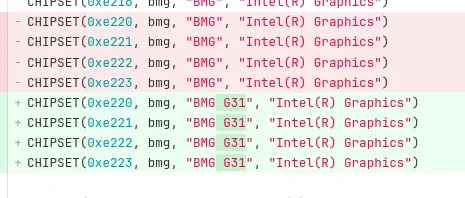 سائقي Intel Mesa الآن بشكل صحيح الإبلاغ عن Battlemage BMG-G31 GPUS