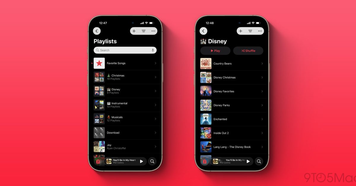 يكتسب تطبيق Apple Music في iOS 26 ميزة مفضلة من جهاز Mac