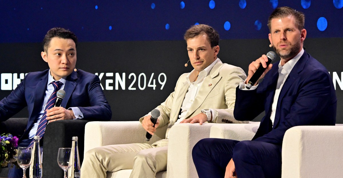 جاستن صن يأخذ شركة Crypto Company – وبحسب ما ورد بمساعدة من عائلة ترامب