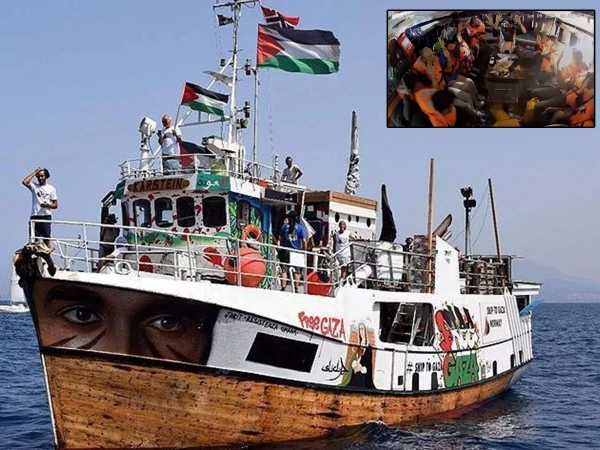 قامت إسرائيل بوحشية الوحشية. قارب الإنقاذ في غزة يستولي على المتطوعين كرهائن