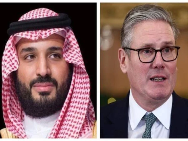المملكة العربية السعودية والاتصال الهاتفي لرئيس الوزراء البريطاني ؛ تناقش إيران الحرب الإسرائيلية