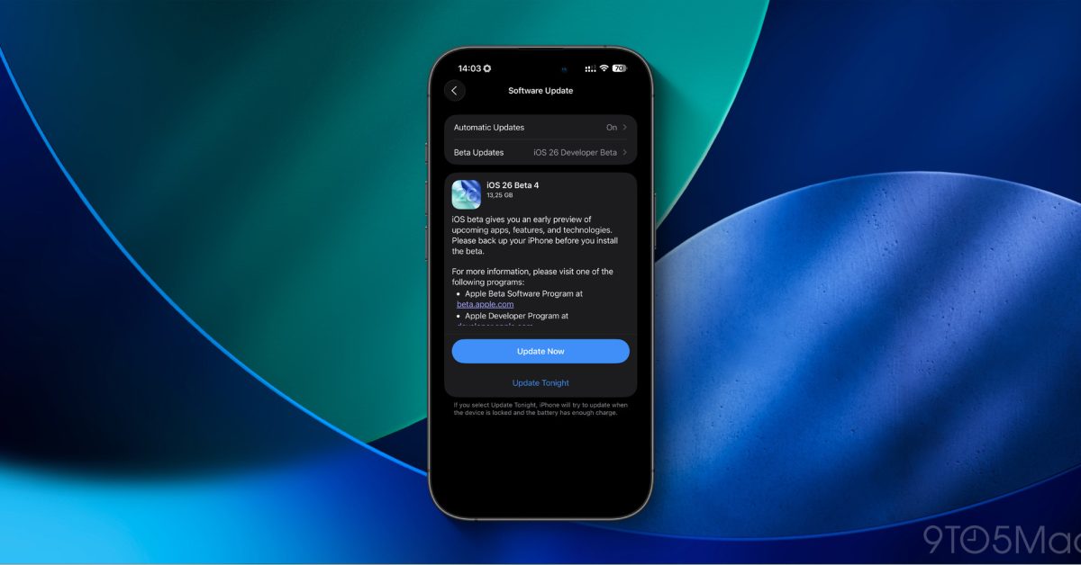 تغييرات IOS 26 BETA 4