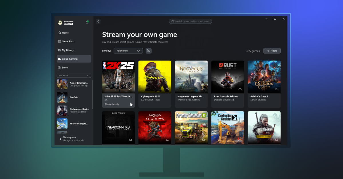 اختبارات Xbox تتيح لك دفق ألعابك على الكمبيوتر الشخصي